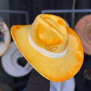 Cute Vibrant Yellow Lemon Branch Hat